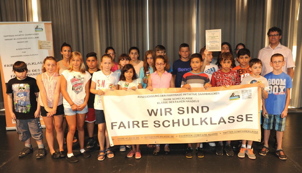 Eine von 56 "Fairen Schulklassen" im Jahr 2015